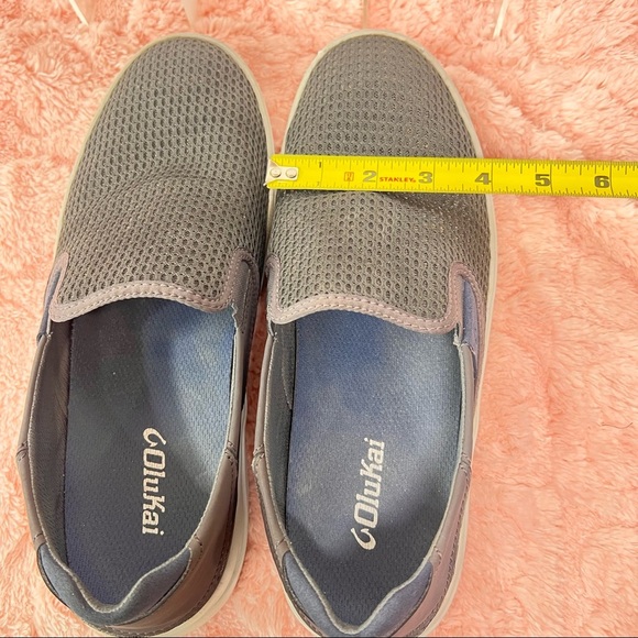 OluKai LAE’ AHI Gray Men Slip on Sneakers Men Size 9.5 Casual Comfy Minimalist - Picture 9 of 9